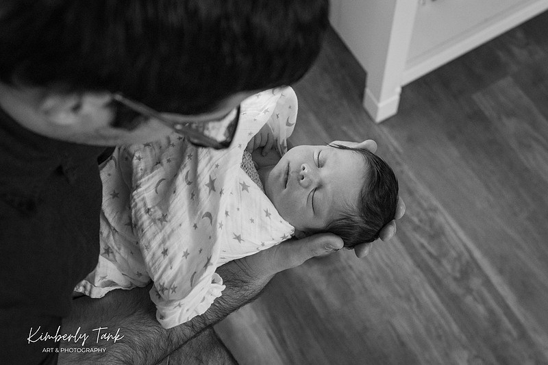 In-home newborn photography Space Coast Florida baby boy in Star Wars themed nursery