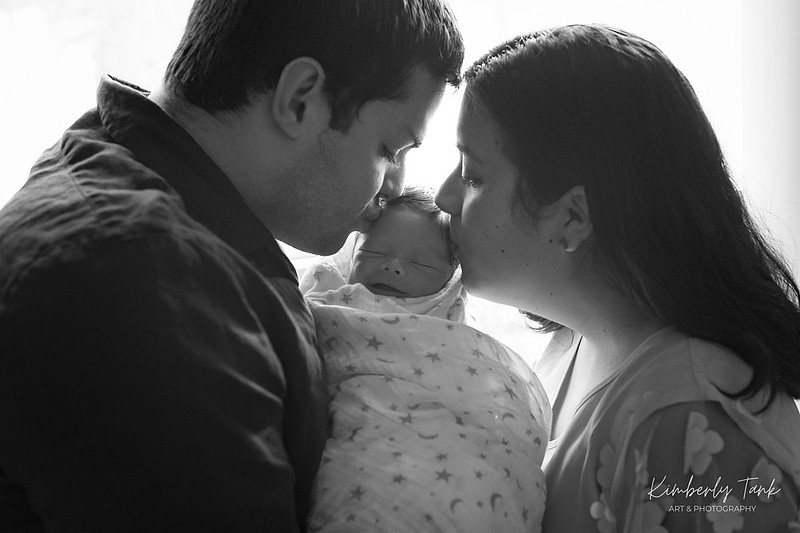 In-home newborn photography Space Coast Florida baby boy in Star Wars themed nursery