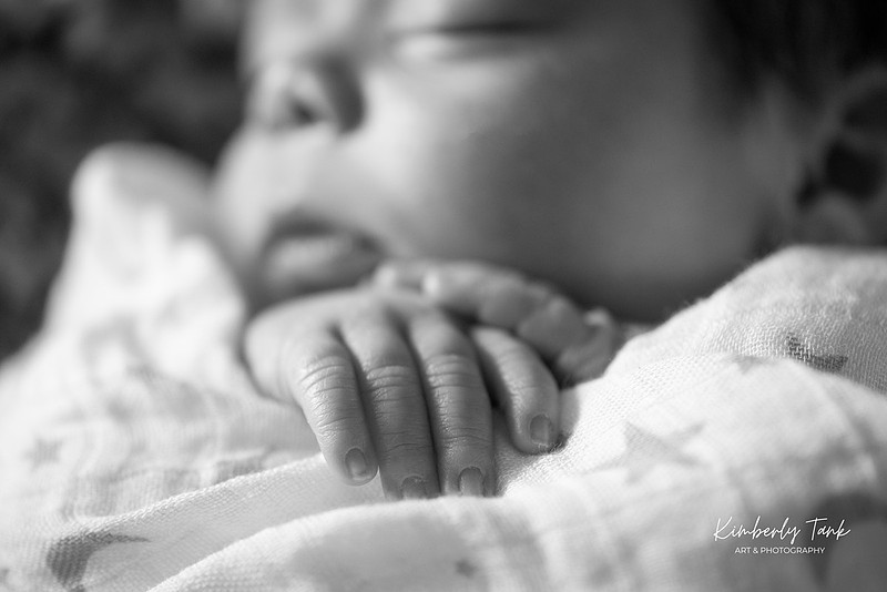 In-home newborn photography Space Coast Florida baby boy in Star Wars themed nursery
